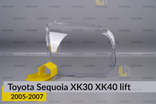 Стекло фары Toyota Sequoia XK30 XK40 (2005-2007) рест правое