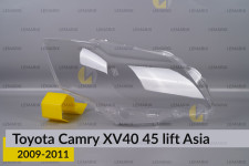 Стекло фары Toyota Camry XV40 45 Asia (2009-2011) рест правое
