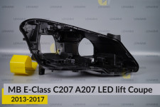 Корпус фари Mercedes-Benz E-Class C207 A207 LED Coupe (2013-2017) рест правий