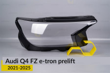 Скло фари Audi Q4 FZ e-tron (2021-2025) дорест праве