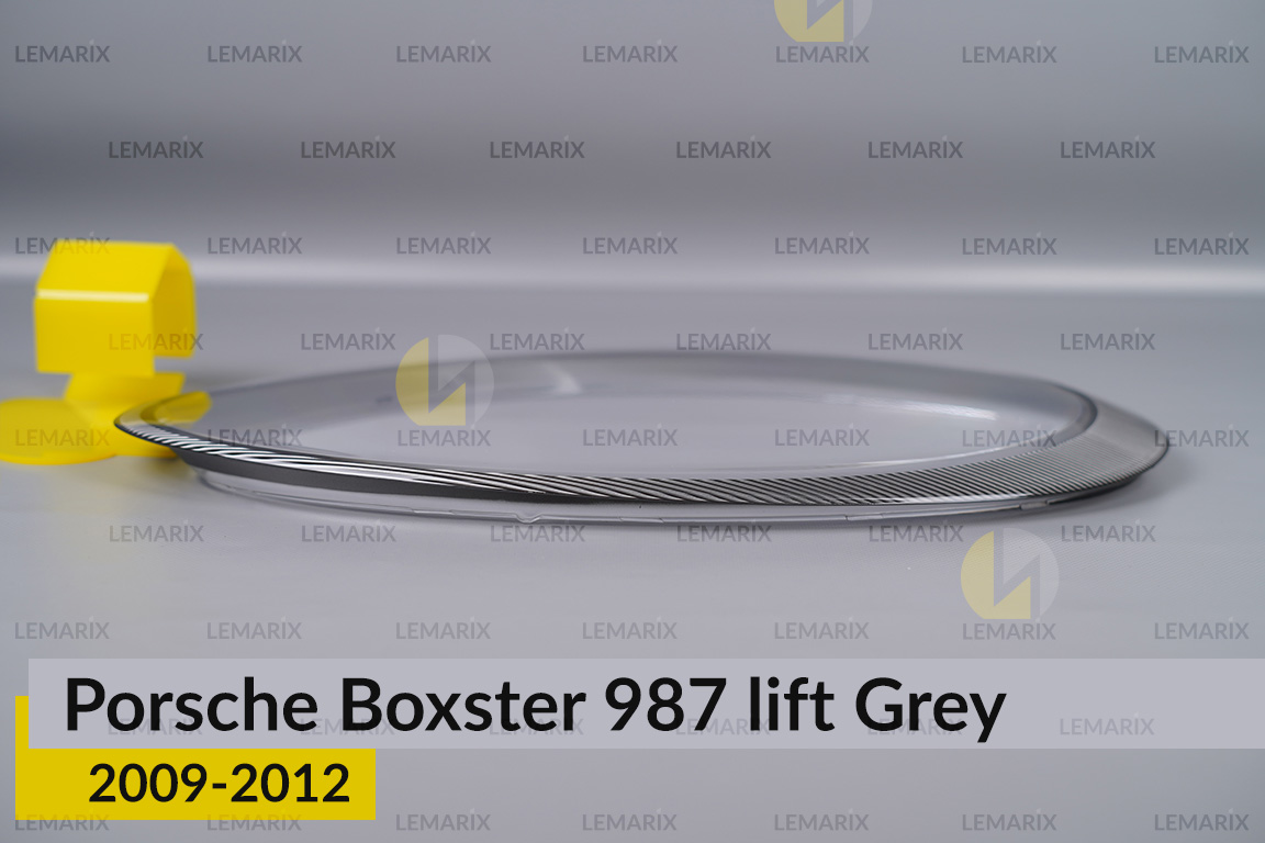 Скло фари Porsche Boxster 987 Grey (2009-2012) рест праве