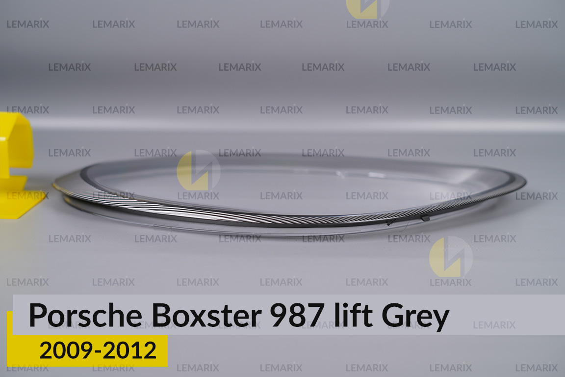 Скло фари Porsche Boxster 987 Grey (2009-2012) рест праве