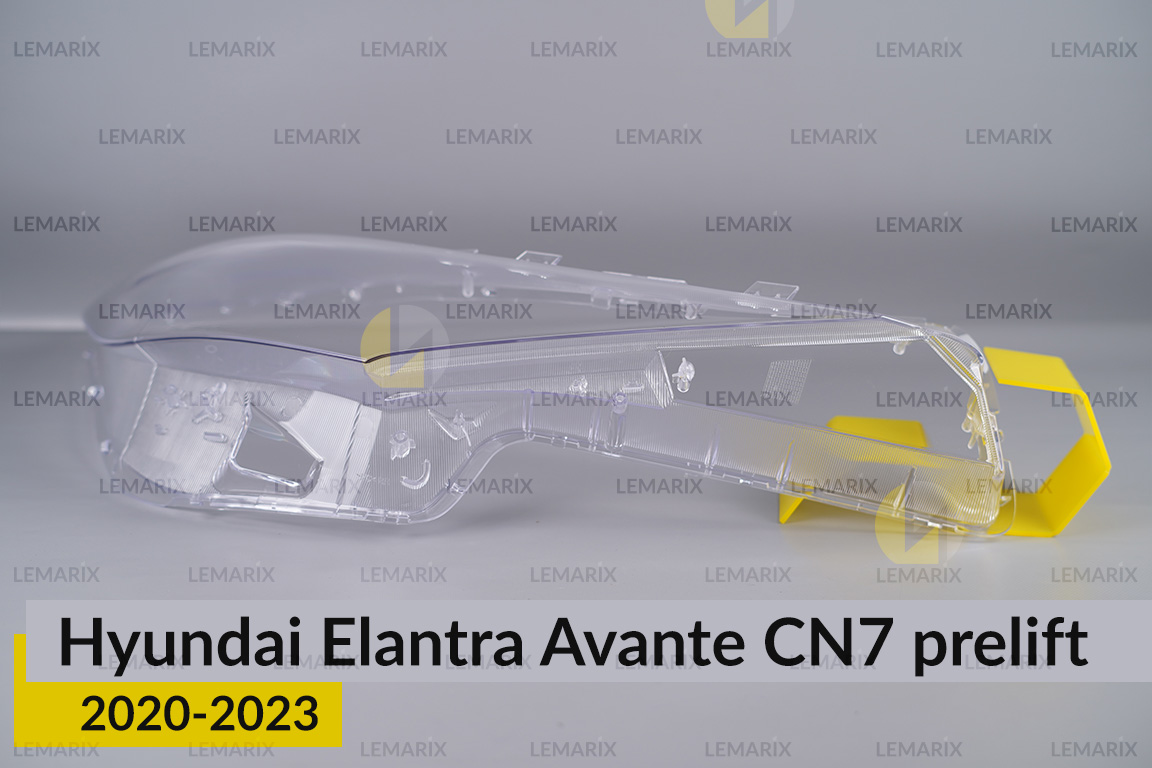 Скло фари Hyundai Elantra Avante CN7 (2020-2023) дорест праве