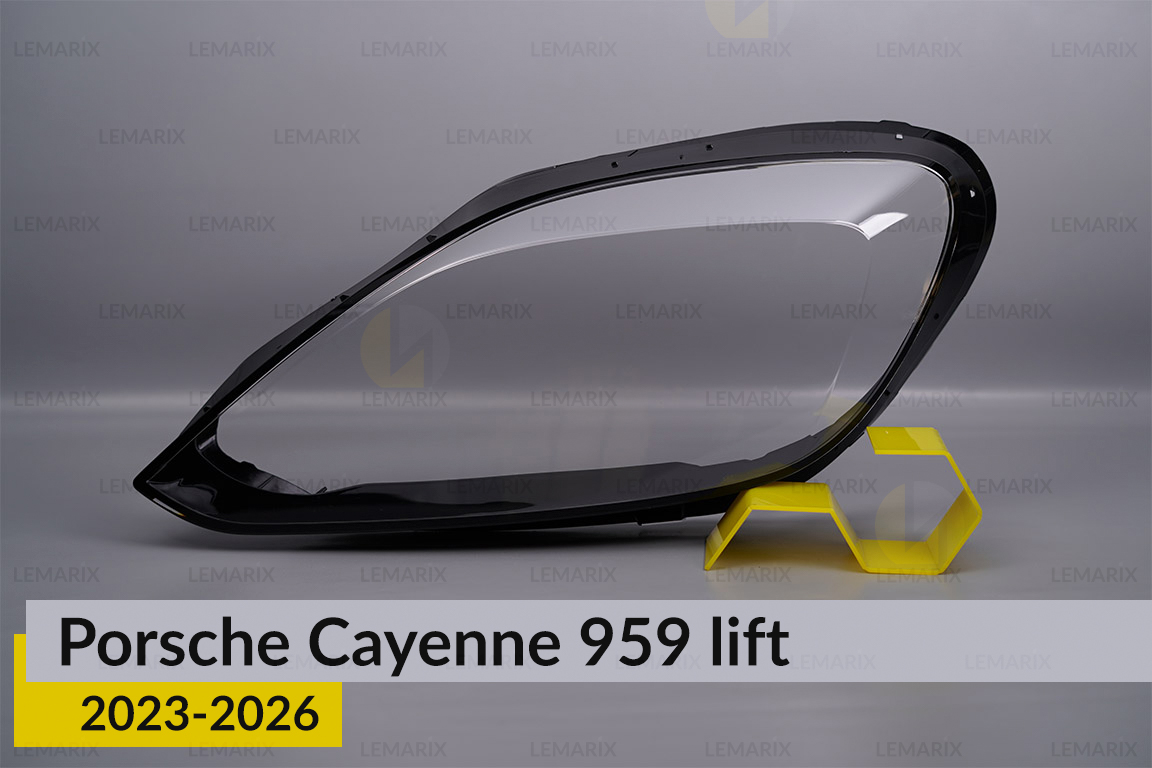 Скло фари Porsche Cayenne 959 (2023-2026) рест ліве