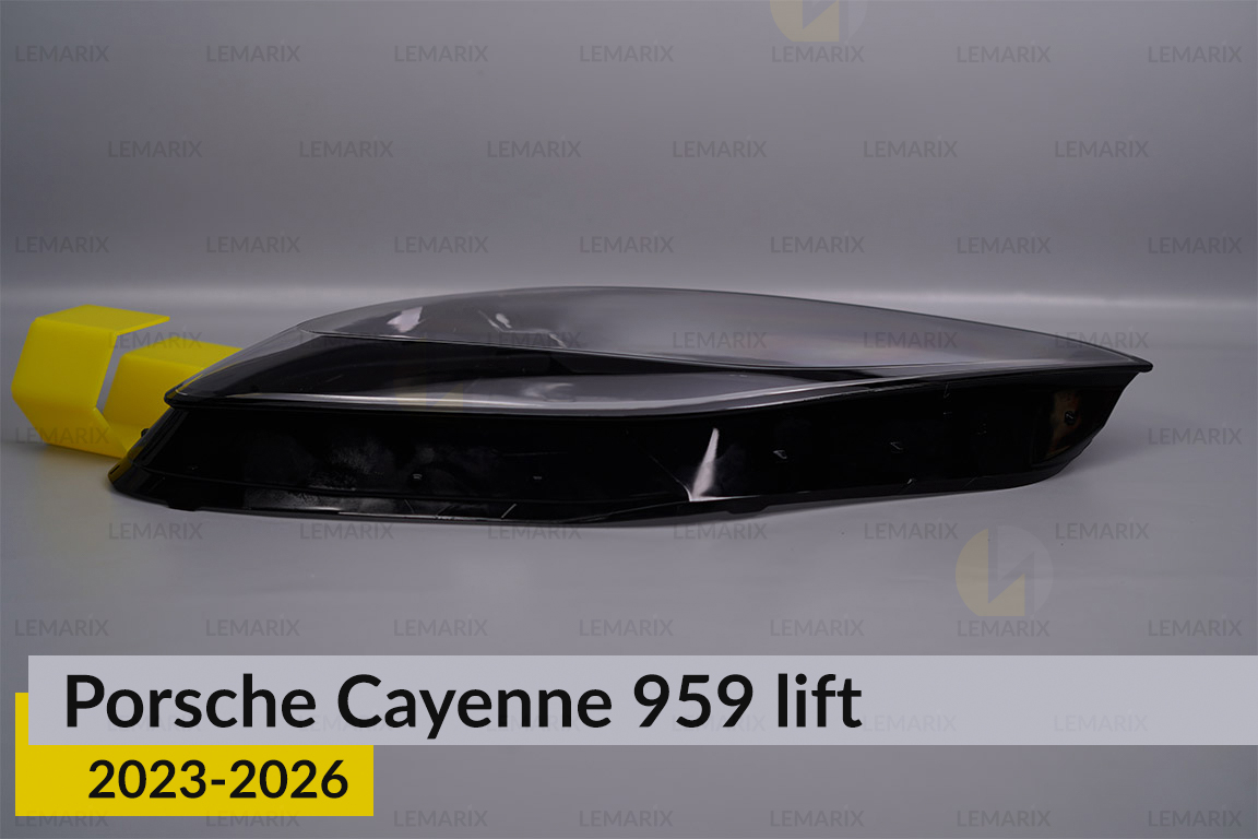 Скло фари Porsche Cayenne 959 (2023-2026) рест ліве