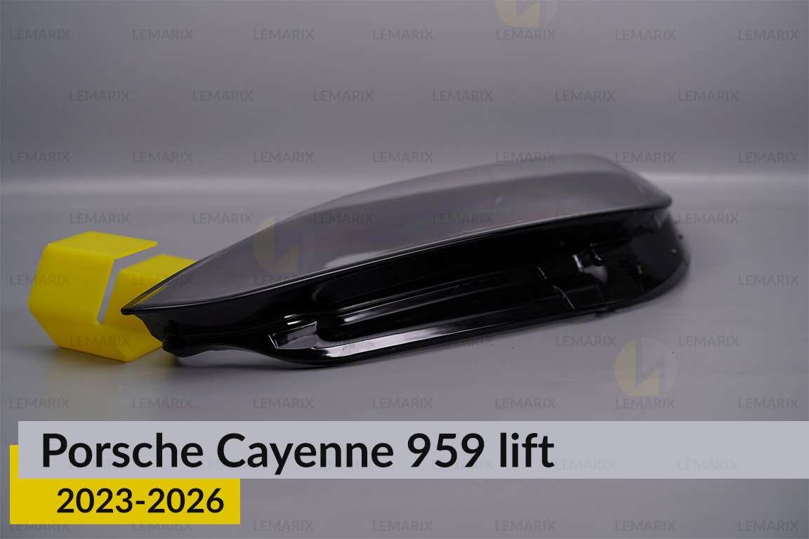 Скло фари Porsche Cayenne 959 (2023-2026) рест ліве