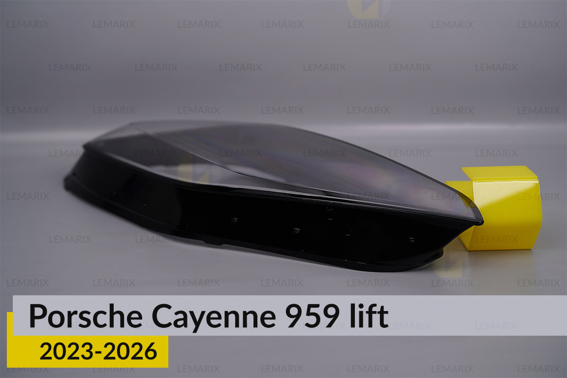 Скло фари Porsche Cayenne 959 (2023-2026) рест ліве