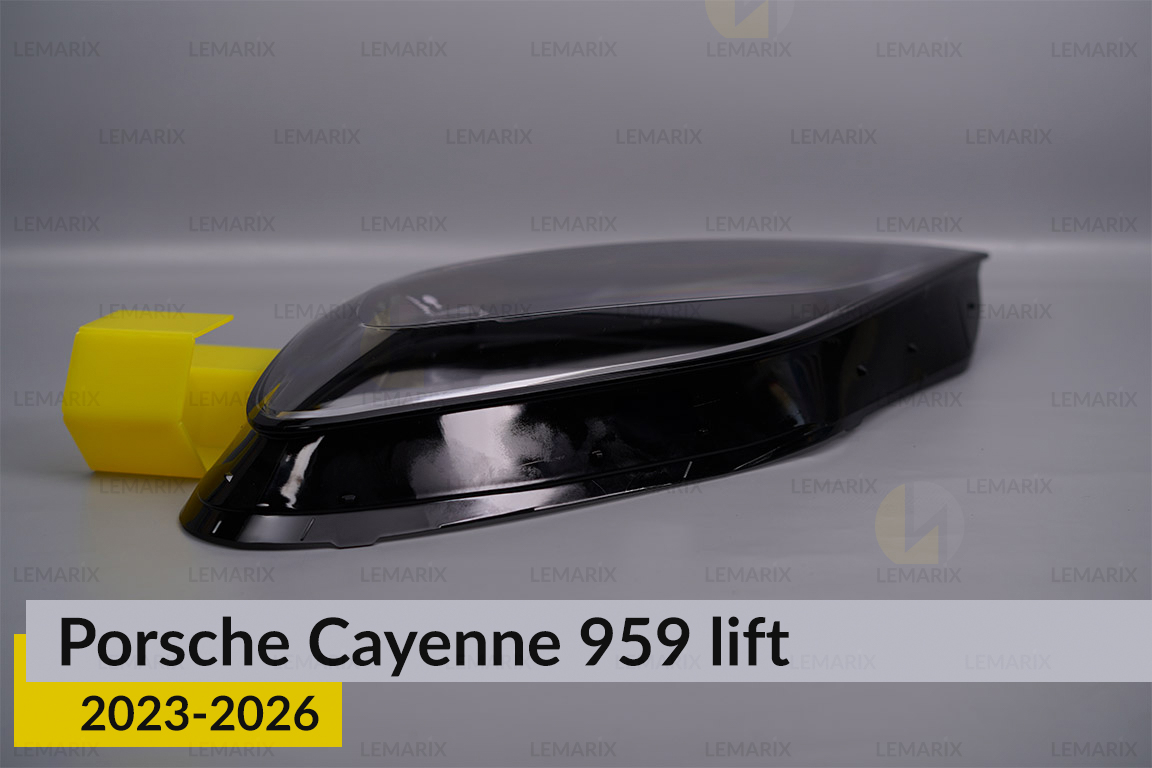 Скло фари Porsche Cayenne 959 (2023-2026) рест ліве