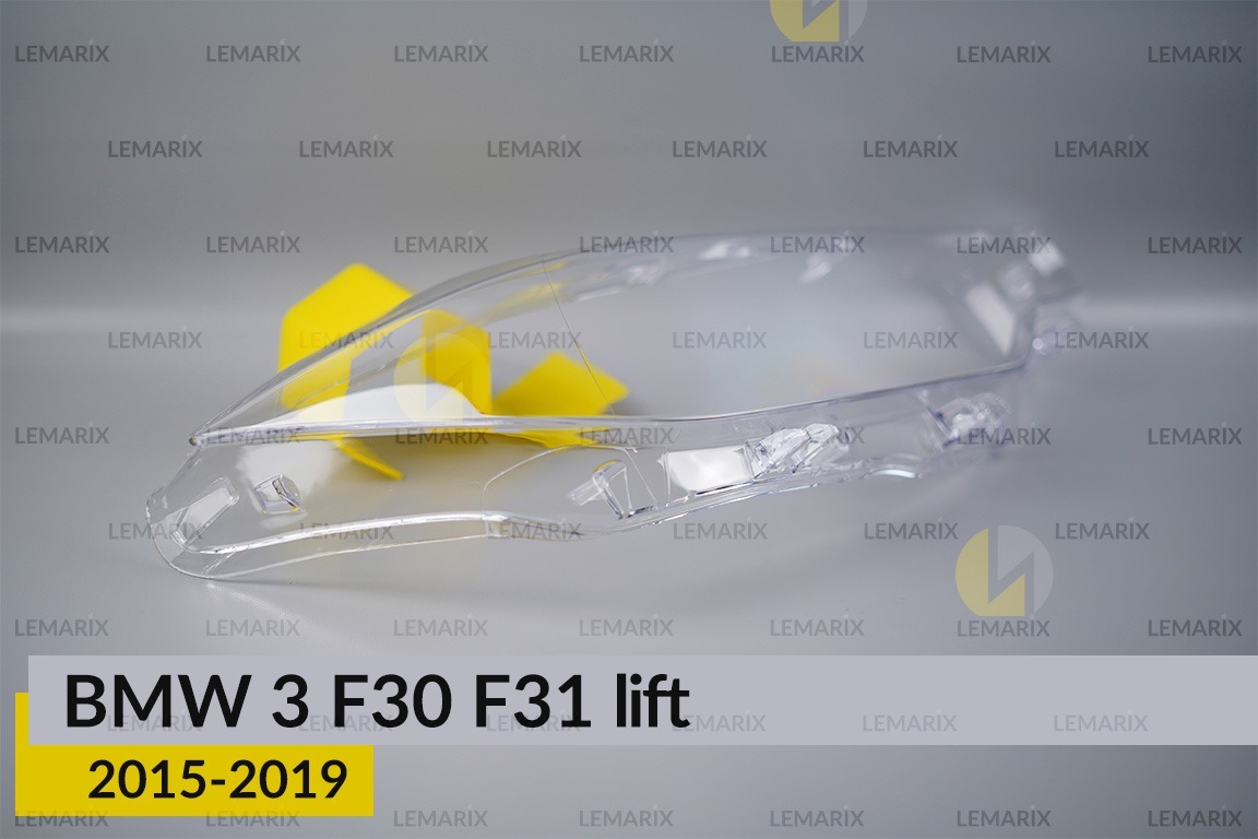 Скло фари BMW 3 F30 F31 (2015-2019) рест праве