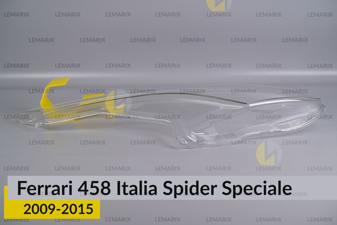 Скло фари Ferrari 458 Italia Spider Speciale (2009-2015) ліве