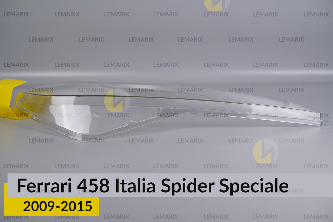 Скло фари Ferrari 458 Italia Spider Speciale (2009-2015) ліве