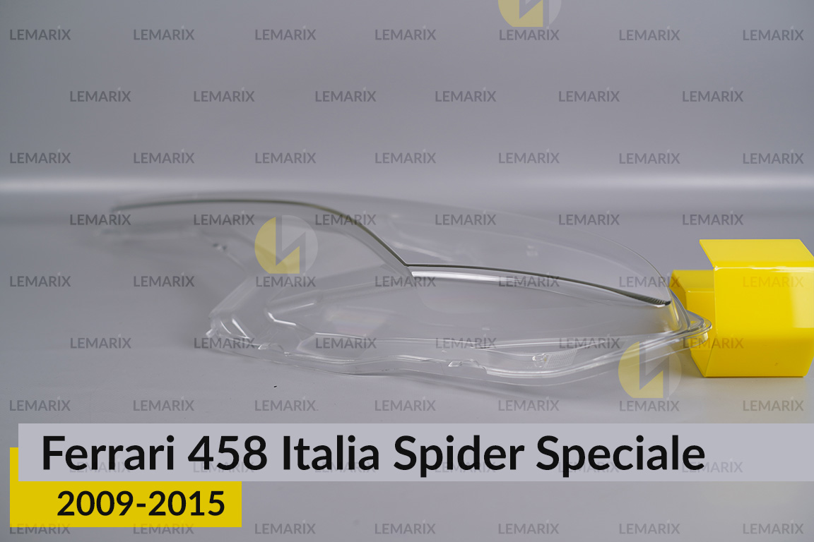 Скло фари Ferrari 458 Italia Spider Speciale (2009-2015) ліве
