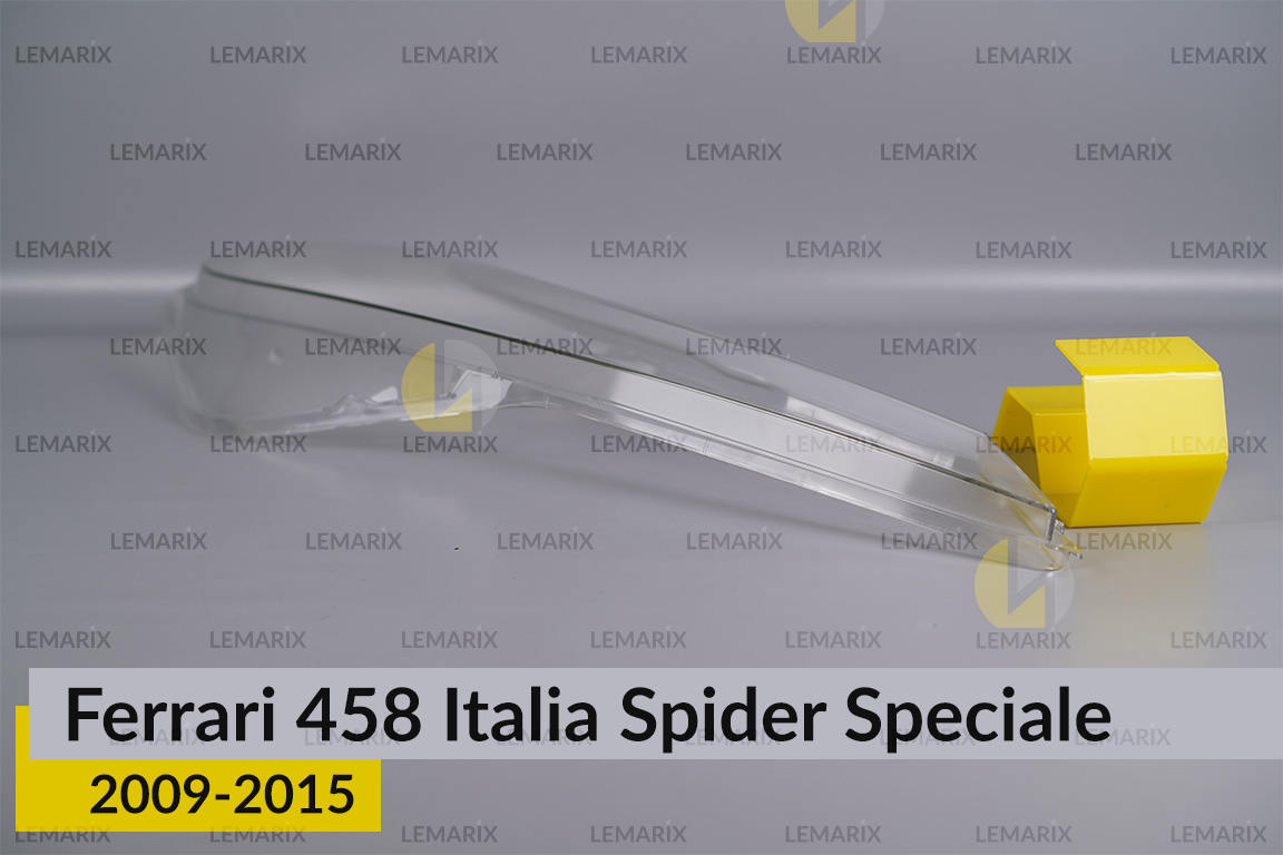 Скло фари Ferrari 458 Italia Spider Speciale (2009-2015) ліве