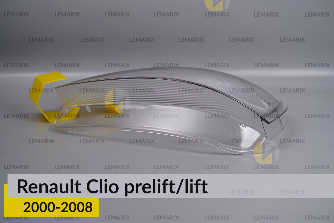 Скло фари Renault Clio (2000-2008) дорест/рест ліве