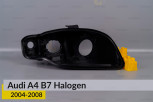 Корпус фари Audi A4 B7 Halogen (2004-2008) правий