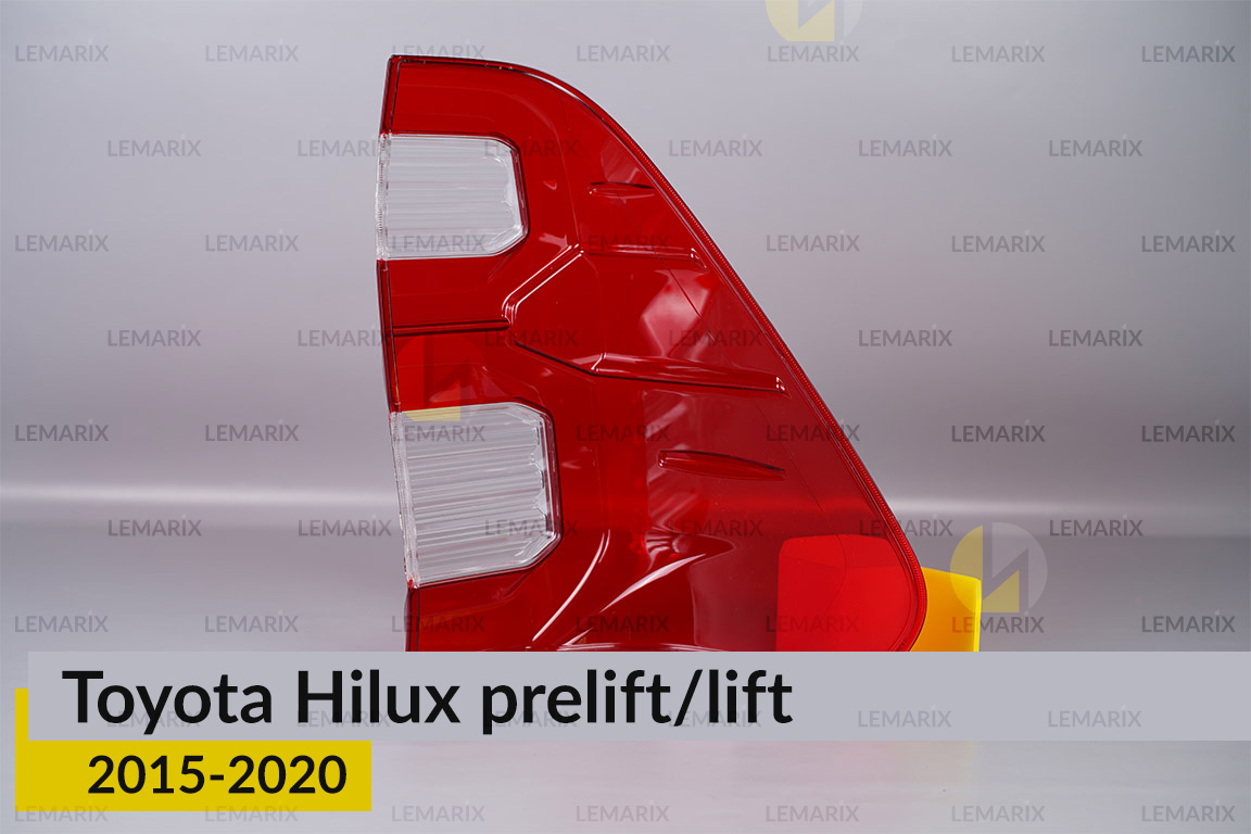 Скло заднього ліхтаря Toyota Hilux (2015-2020) дорест/рест ліве