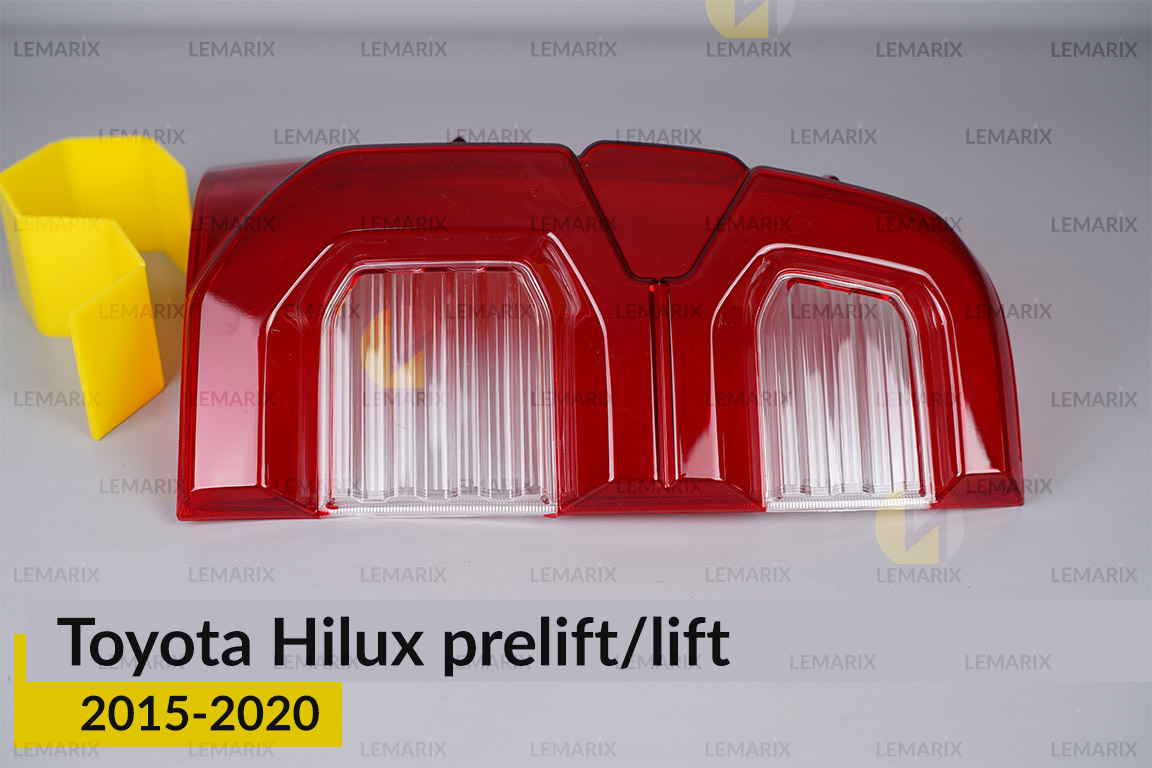 Скло заднього ліхтаря Toyota Hilux (2015-2020) дорест/рест ліве