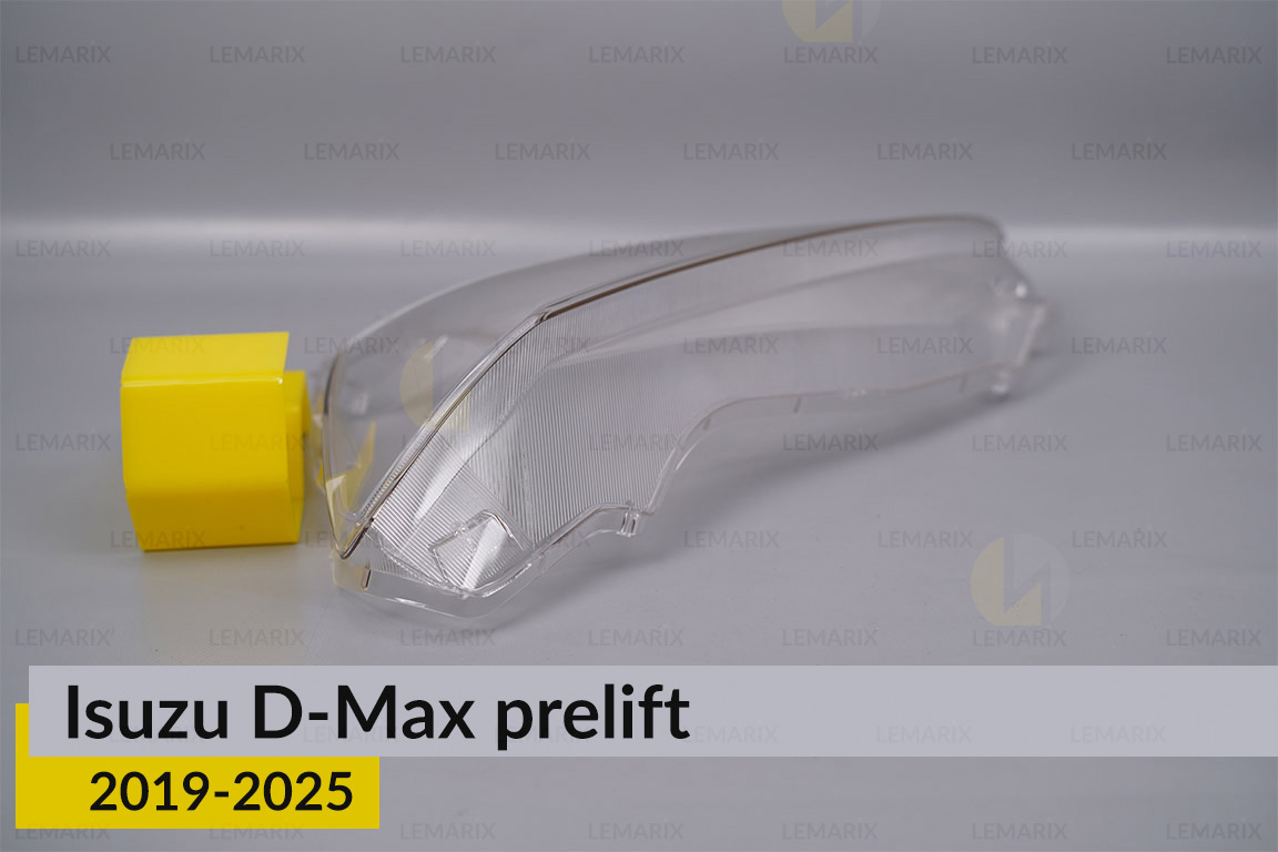 Скло фари Isuzu D-Max (2019-2026) дорест ліве