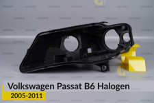 Корпус фары VW Volkswagen Passat B6 Halogen (2005-2011) левый