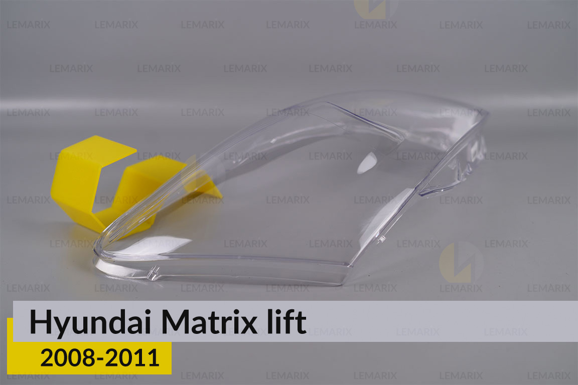 Скло фари Hyundai Matrix (2008-2011) рест праве