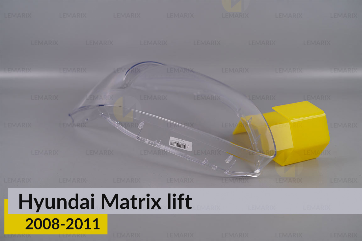 Скло фари Hyundai Matrix (2008-2011) рест праве
