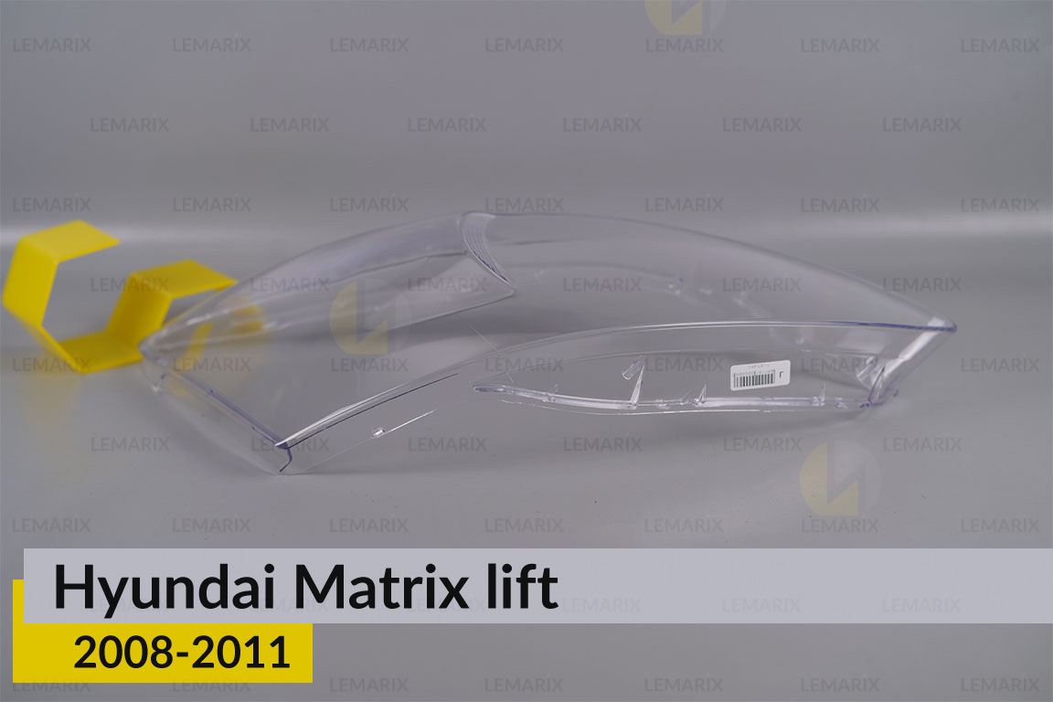 Скло фари Hyundai Matrix (2008-2011) рест праве