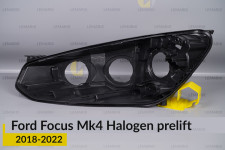 Корпус фари Ford Focus Mk4 Halogen (2018-2022) дорест лівий