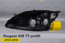 Корпус фари Peugeot 408 Т9 (2014-2018) дорест лівий