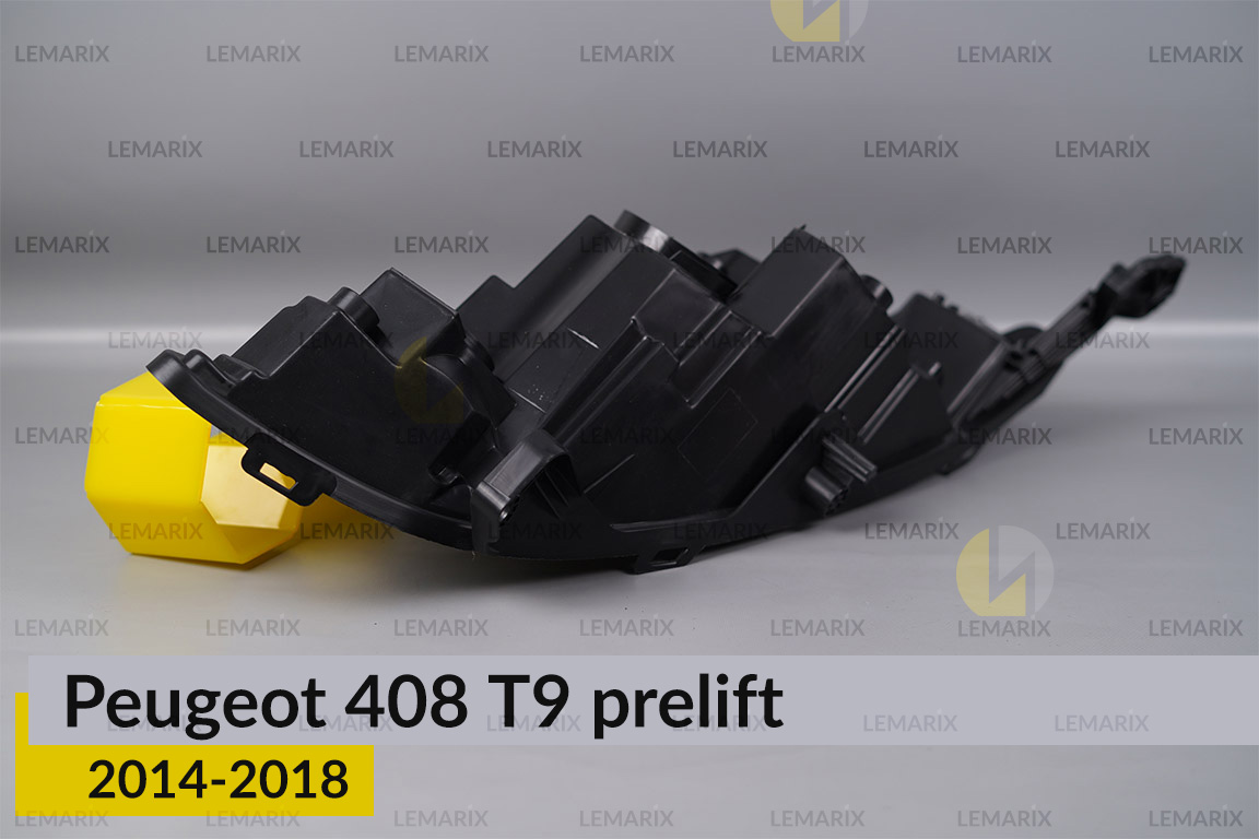 Корпус фари Peugeot 408 Т9 (2014-2018) дорест лівий
