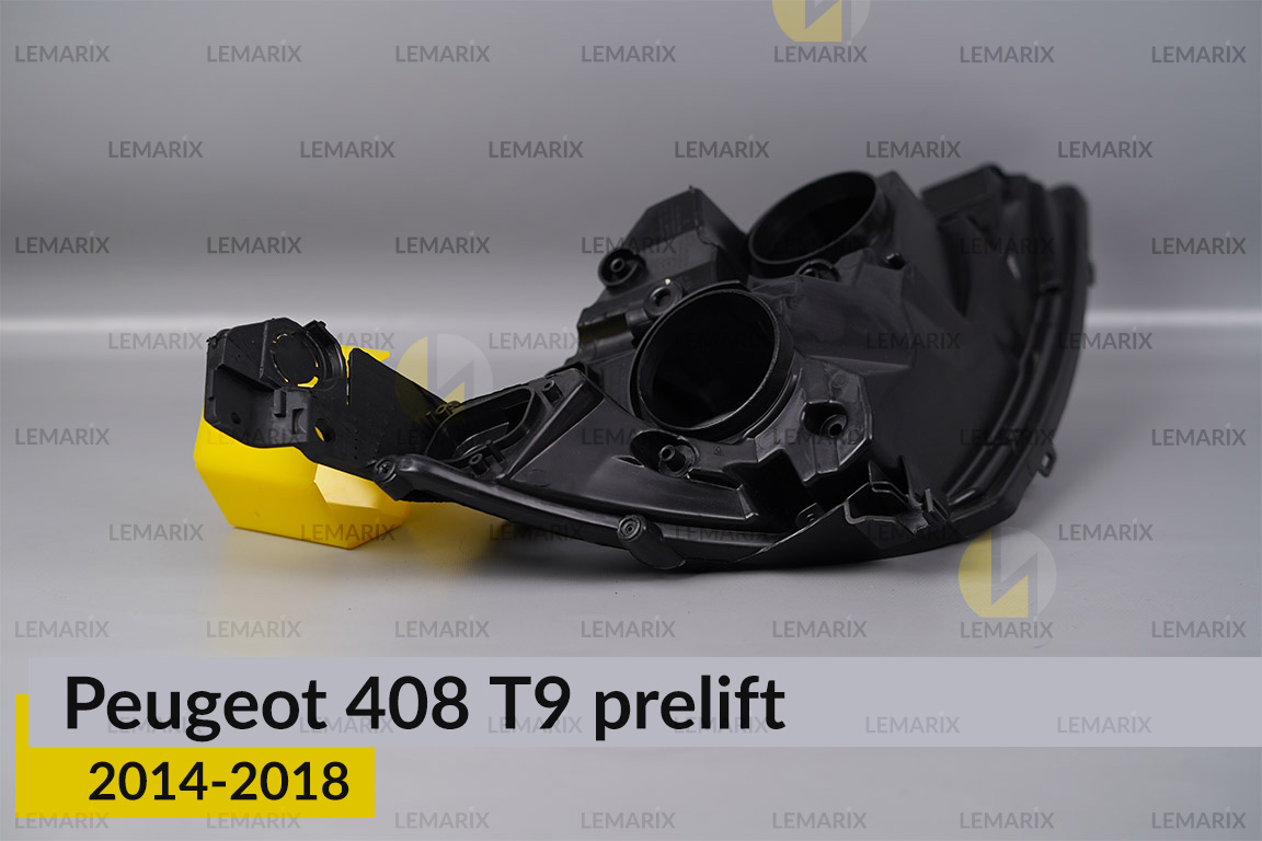 Корпус фари Peugeot 408 Т9 (2014-2018) дорест лівий