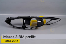 Декоративна маска Mazda 3 BM (2013-2016) дорест ліва