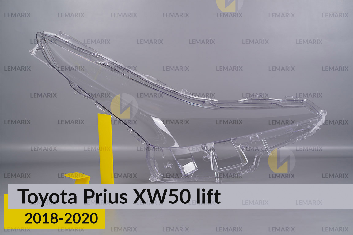 Скло фари Toyota Prius XW50 (2018-2020) рест ліве