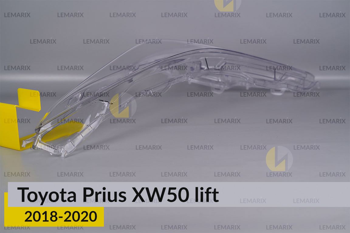 Скло фари Toyota Prius XW50 (2018-2020) рест ліве