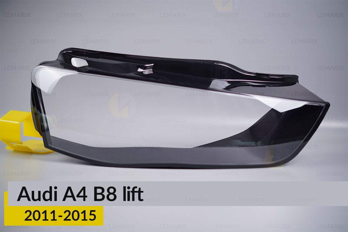 Скло фари Audi A4 B8 (2011-2015) рест праве