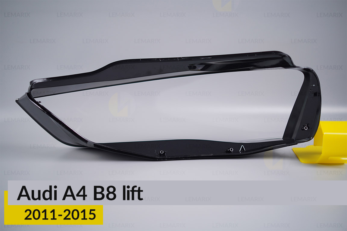 Скло фари Audi A4 B8 (2011-2015) рест праве