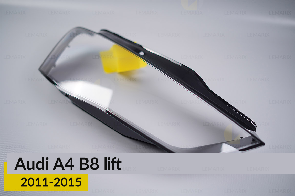 Скло фари Audi A4 B8 (2011-2015) рест праве