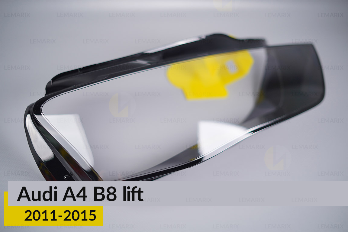 Скло фари Audi A4 B8 (2011-2015) рест праве