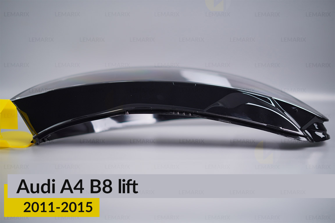 Скло фари Audi A4 B8 (2011-2015) рест праве