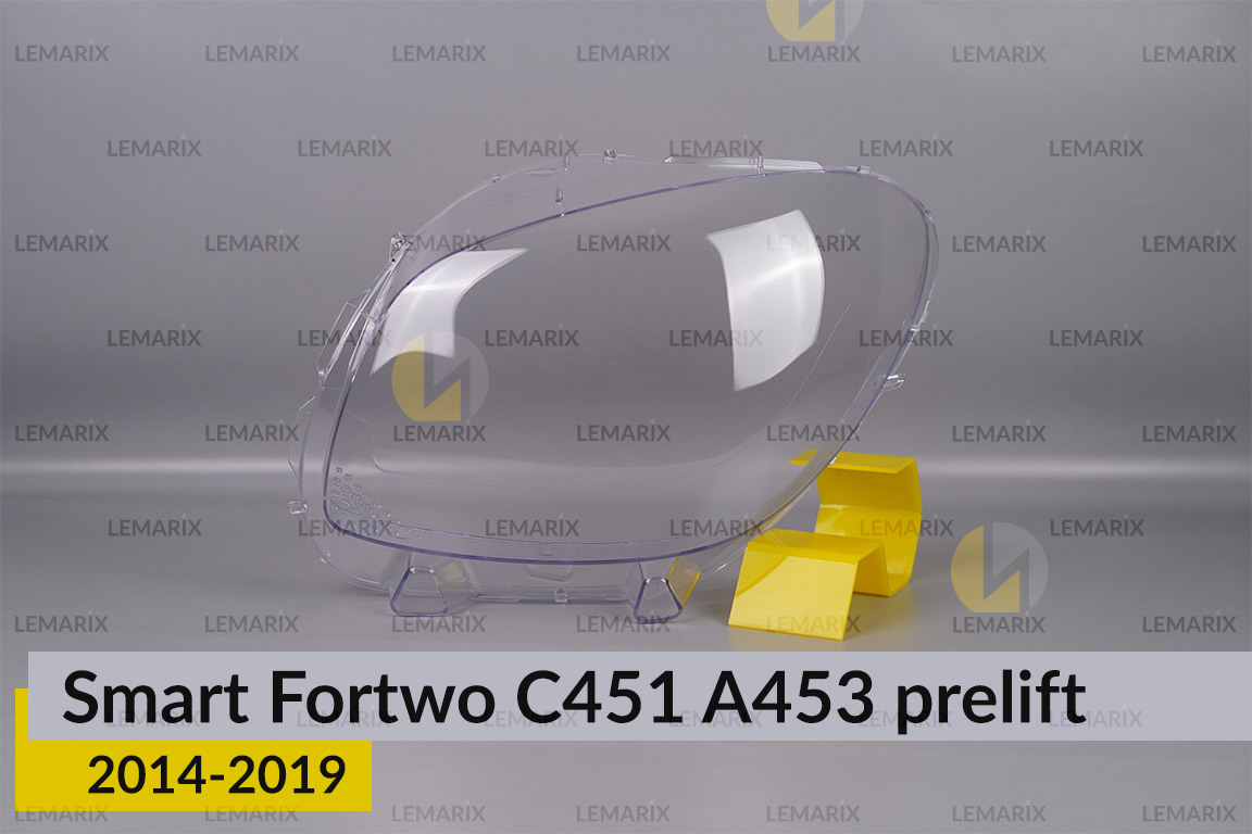 Скло фари Smart Fortwo C451 A453 (2014-2019) дорест ліве