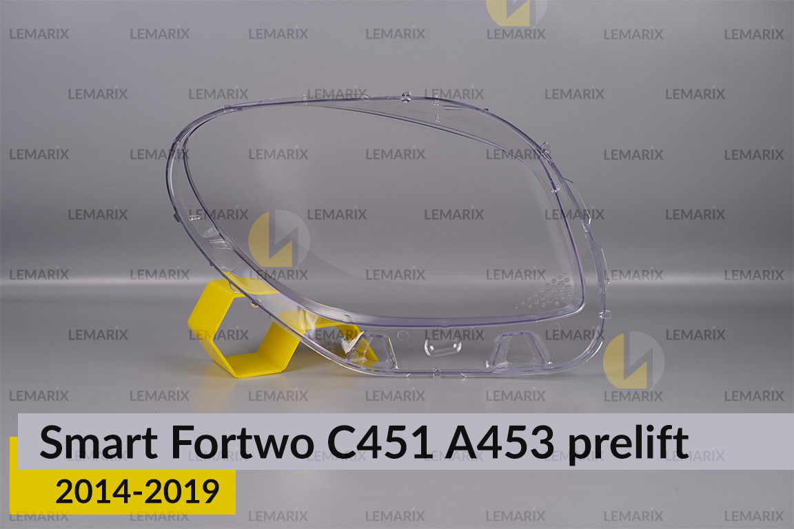 Скло фари Smart Fortwo C451 A453 (2014-2019) дорест ліве