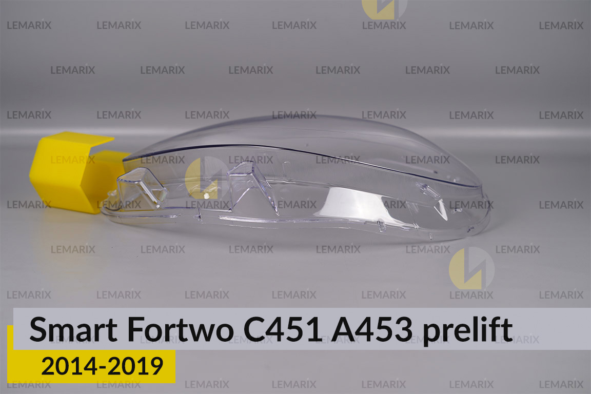 Скло фари Smart Fortwo C451 A453 (2014-2019) дорест ліве