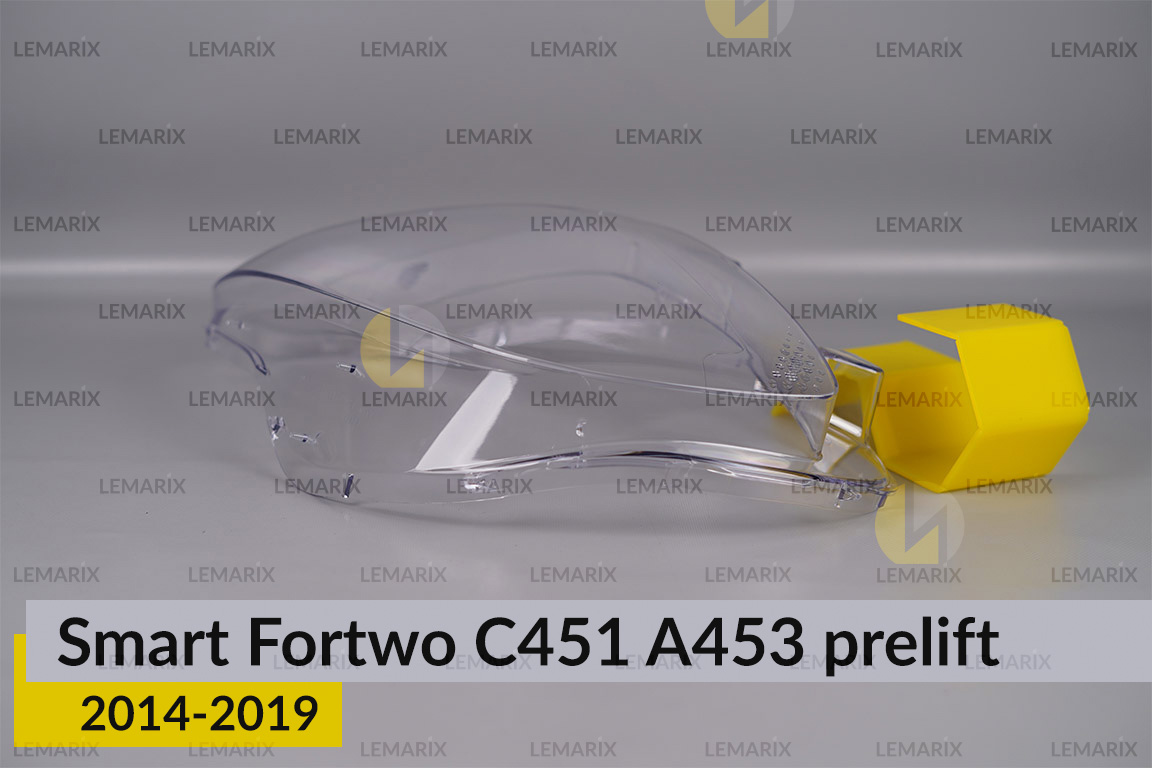Скло фари Smart Fortwo C451 A453 (2014-2019) дорест ліве