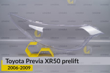 Скло фари Toyota Previa XR50 (2006-2009) дорест праве