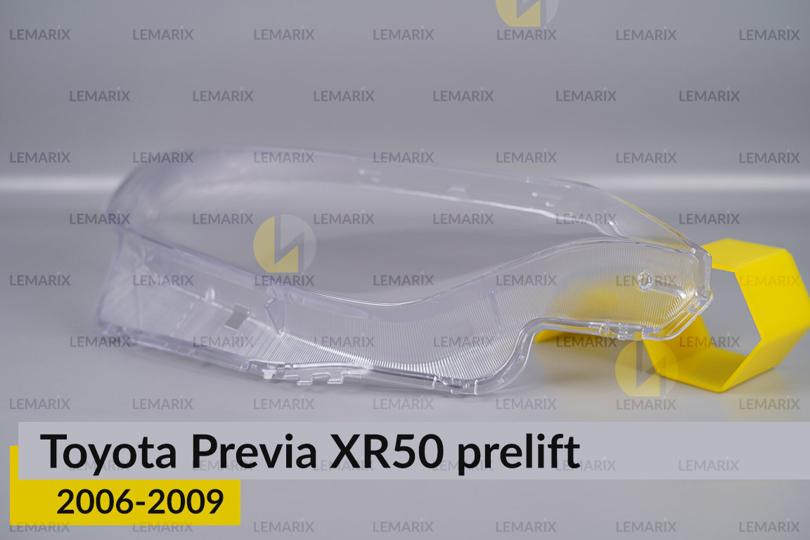Скло фари Toyota Previa XR50 (2006-2009) дорест праве