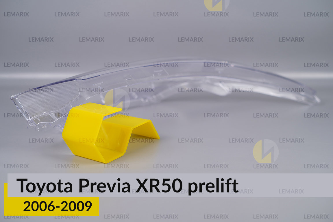 Скло фари Toyota Previa XR50 (2006-2009) дорест праве