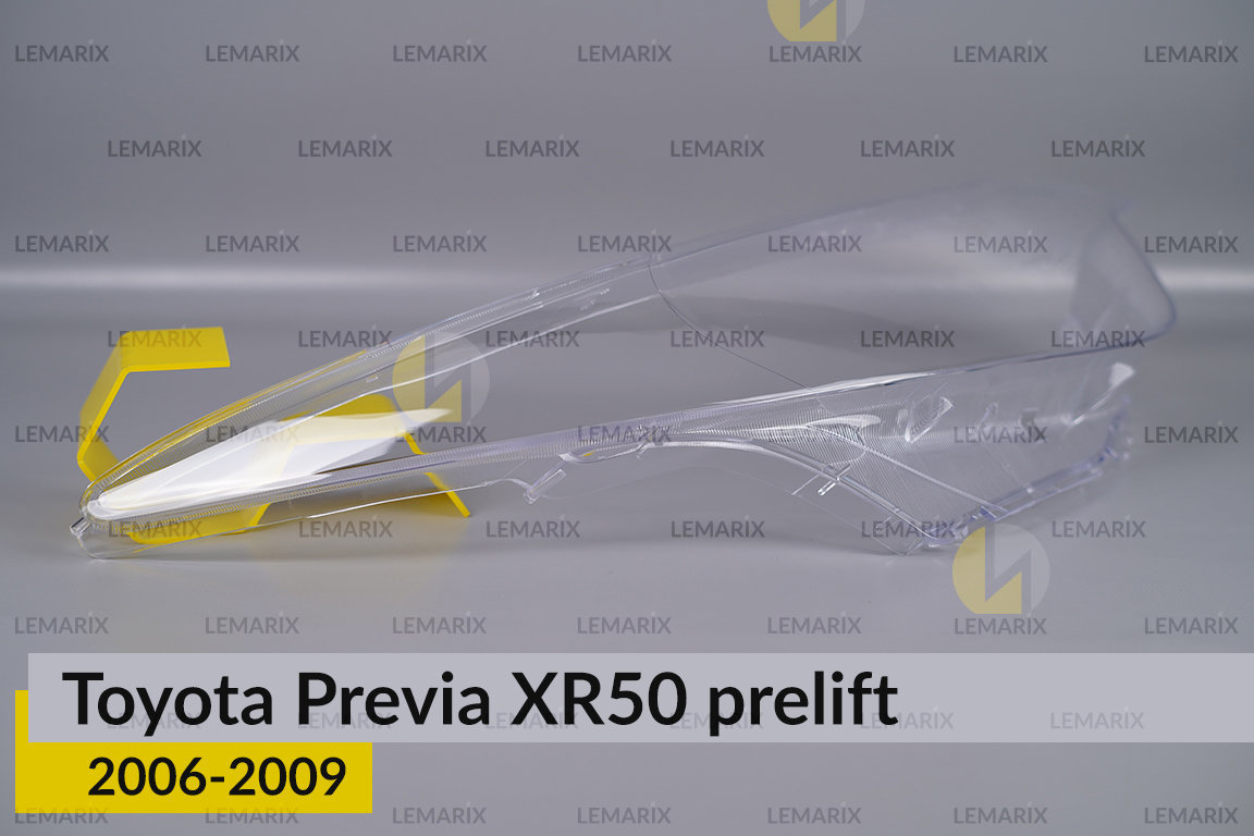 Скло фари Toyota Previa XR50 (2006-2009) дорест праве