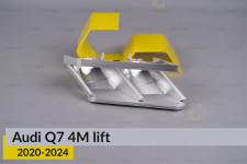Хромована маска рефлектора Audi Q7 4M (2020-2024) рест права