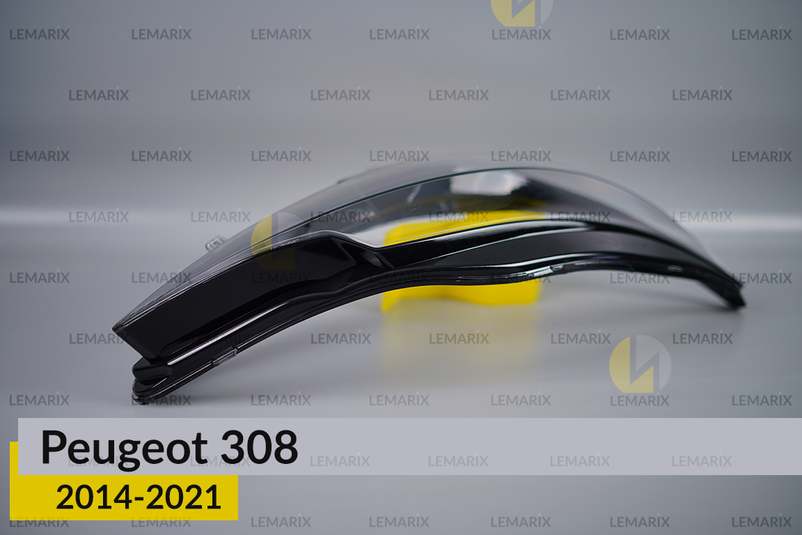 Скло фари Peugeot 308 (2014-2021) праве