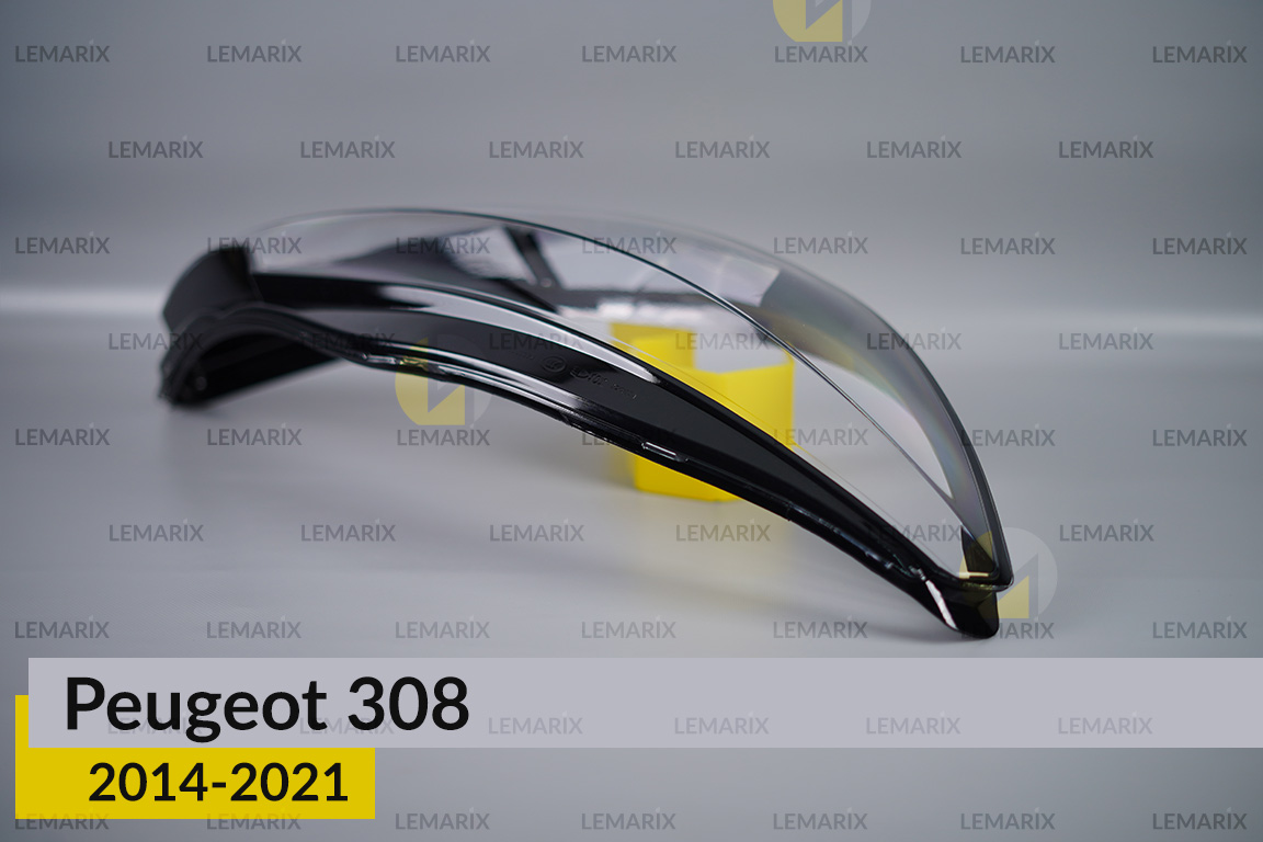 Скло фари Peugeot 308 (2014-2021) праве