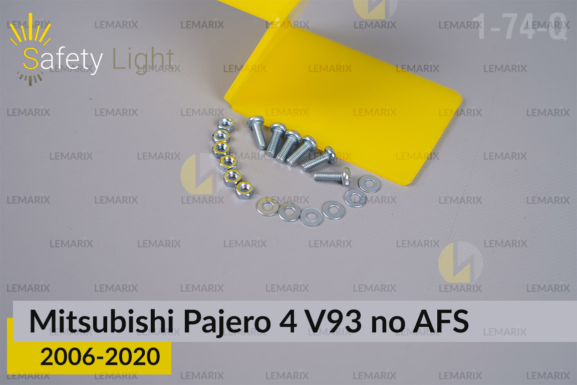 Перехідна рамка для Mitsubishi Pajero 4 V93 no AFS (2006-2020)